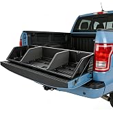GEARLAST 48" Truck Bed Cargo Box Organizer Slider Storage Loader System | Fit for Maverick, Santa Cruz, Tacoma Tailgate-slide design, Truck bed storage system with isolation net and tarpaulin
