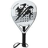 Padel Racket, Carbon Fiber Surface Padel Racquet, Lightweight, Ideal for Training/Matches