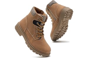 Daclay Toddler Boys Girls Boots Kids Work Boots Winter Snow Boot Hiking Outdoor Shoes