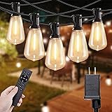 SANBEN 50ft LED String Lights with Remote, 25+1