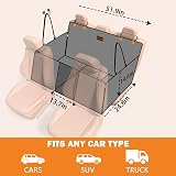 JOEJOY Back Seat Extender Dog Car Seat Cover Waterproof Foldable view 6