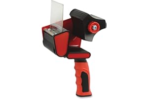 Sparco 3" Packaging Tape Dispenser, 1/EA (SPR68535), Red and Black