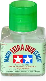 Tamiya Extra Thin Cement 40ml Bottle Model Glue Polystyrene view 2