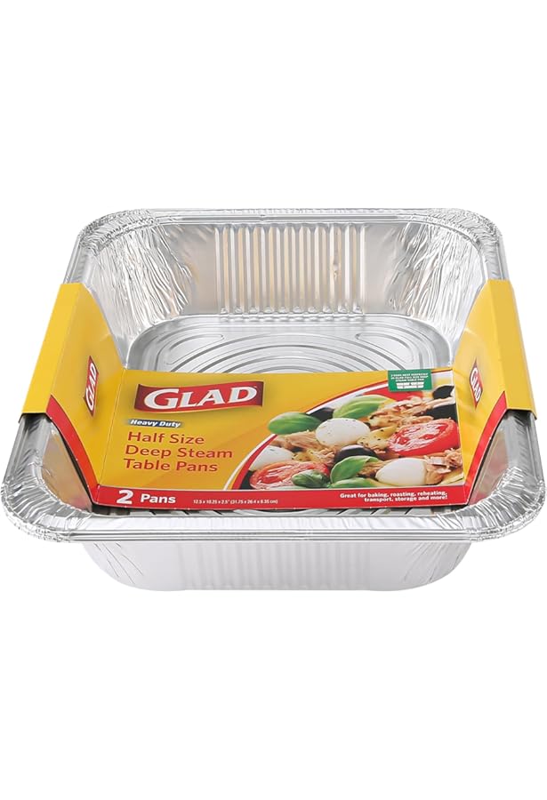 Amazon.com: Handi Foil Cook-N-Carry Lasagna Pan, w/Lid, 2 ct