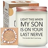 Volufia Gifts for Daughter in Law - Christmas Mothers Day Birthday Gifts for Daughter in Law from Mother in Laws - Lavender Scented Candle