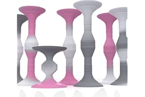 POPDARTS PRO Pack Game Set (Pink & Gray) - Indoor, Outdoor Suction Cup Throwing Game - Competition with a POP