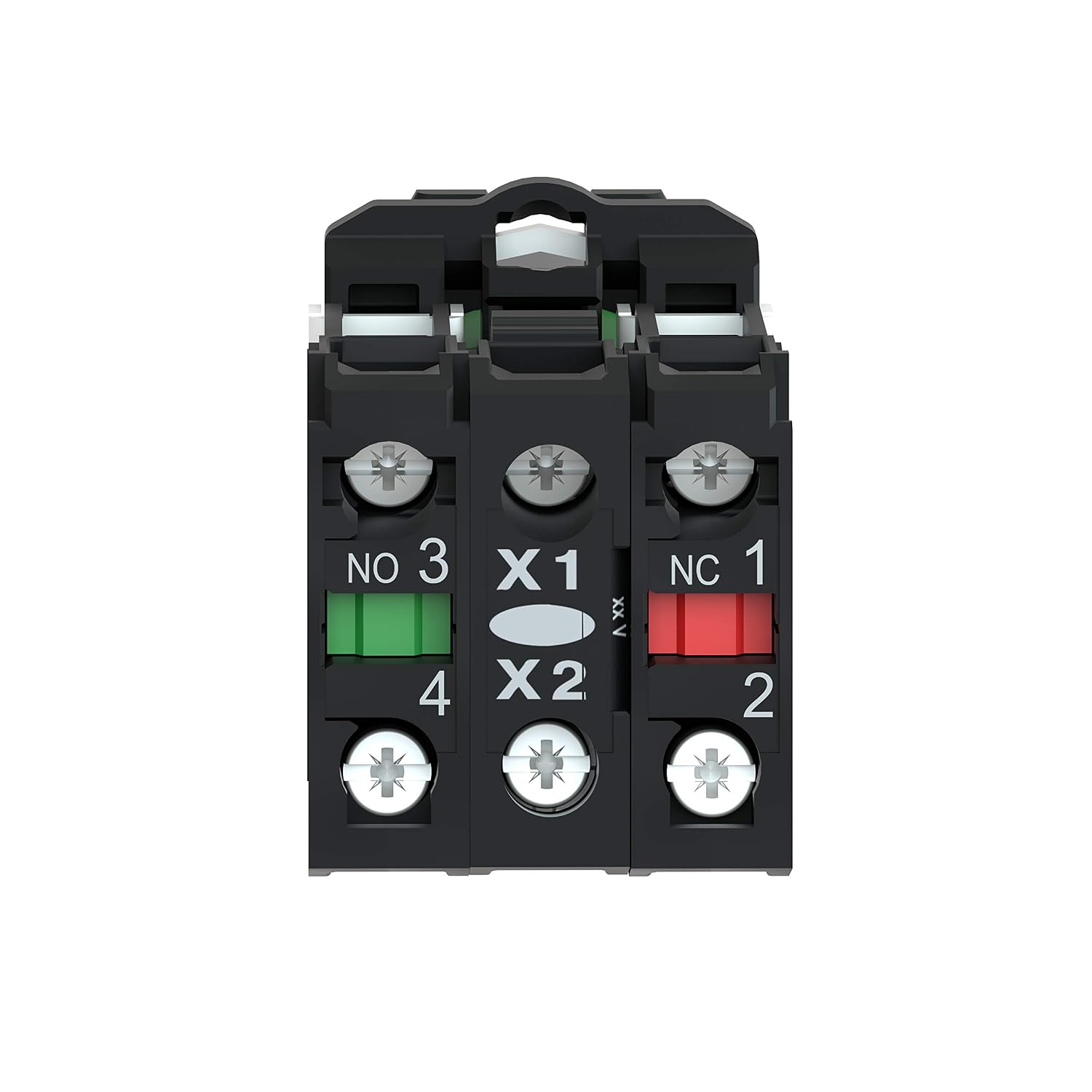Schneider Electric Harmony XB5, Illuminated Push Button Switch, Plastic, Spring Return, 1NO + 1NC, 24 V AC/DC, 22 mm Mount - Image 5