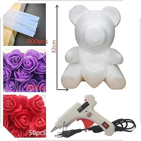 rose teddy bear diy