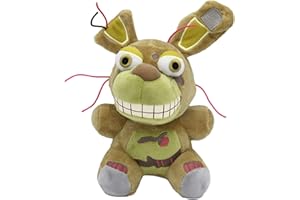 Milenzom Springtrap Plush 8 Inch,5 Nights Freddy's Plush Toys, FNAF plushies for Fans