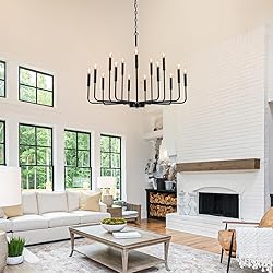 Gifarich Black Chandeliers for Dining Room Light