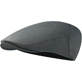 STARANCE Men Thin Cotton Gatsby Newsboy Cap | Light thin cotton fabric for summer, breathable ivy scally cap, ideal for driving hot weather