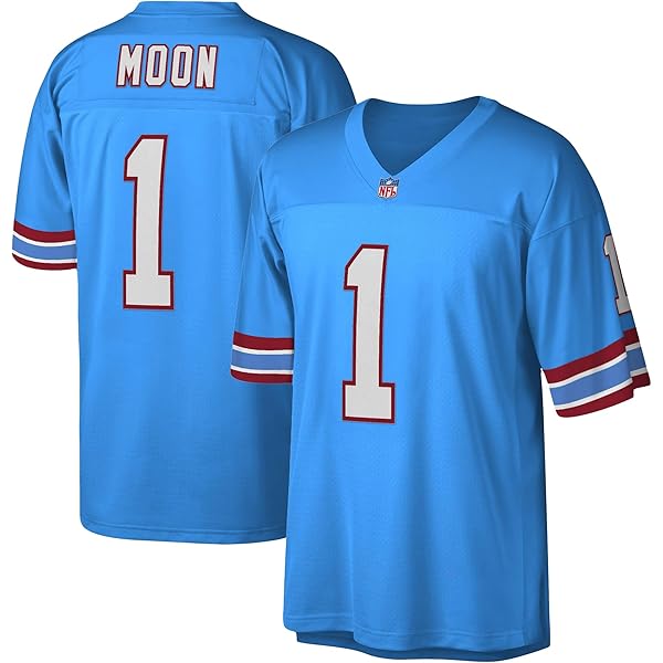 NFL CAMPBELL 34 フットボールロンＴ Amazon.com: Earl Campbell Tennessee Titans #34 Light Blue