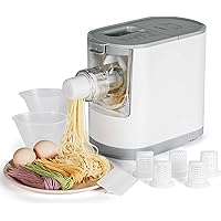 Razorri Electric Pasta and Noodle Maker - Automatic Pasta Machine, Compact Size Makes 2-3 Servings, 6 Noodle Shapes to…