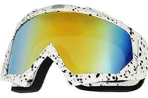 PLOOTA Dirt Bike Goggles - Windproof Motorcycle,ATV,Riding,dirtbike,Ski Goggles for Men Women Youth Kids