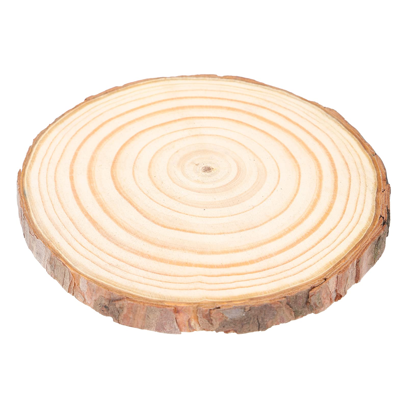 Natural Wood Slices Craft Unfinished Wood kit Circle Wooden Discs for Arts Wood Slices Christmas Ornaments DIY Crafts(11~12cm)
