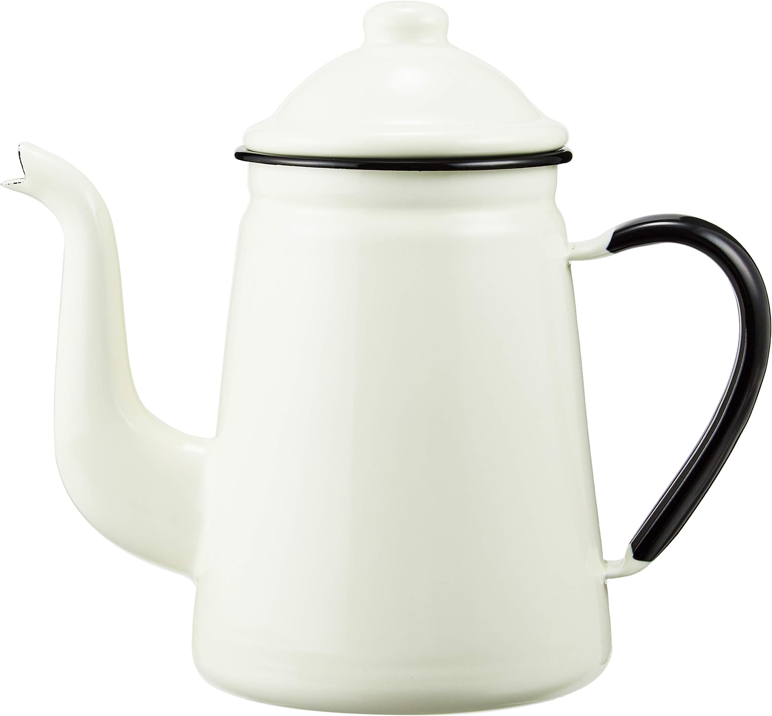 TOP mark enamel coffee pot # 13 Ivory FKC10131C (japan import)