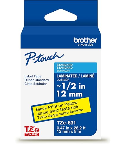 Amazon.com: Brother Genuine TZe-631 1/2