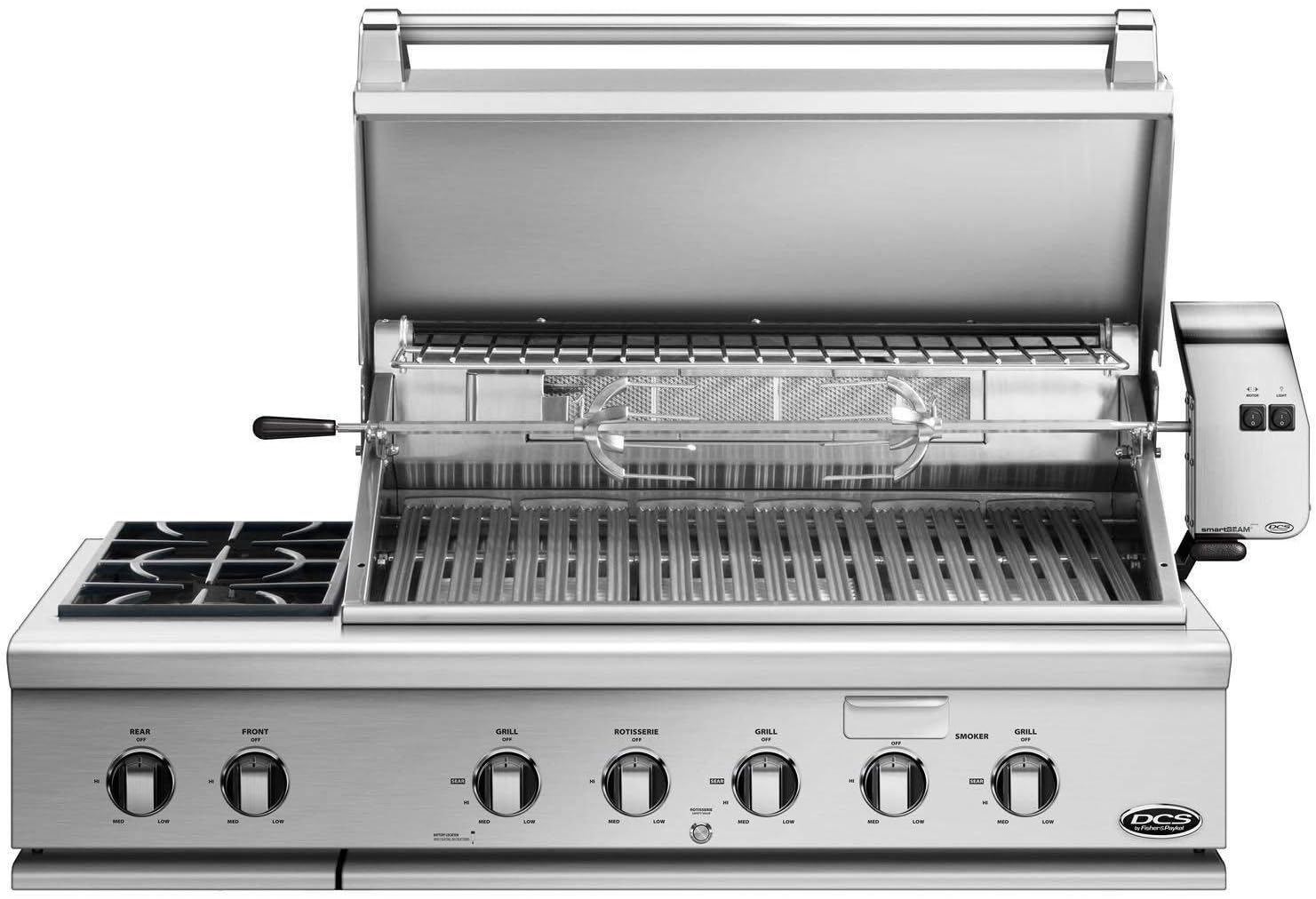 Review DCS BuiltIn Traditional Gas Grill with Rotisserie and Side