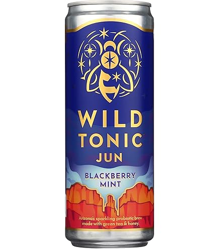 Amazon.com: Wild Tonic Organic Raspberry Gogi Rose Jun Kombucha