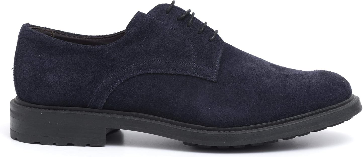 Derby Shoes in Blue Suede NT157OMER Size