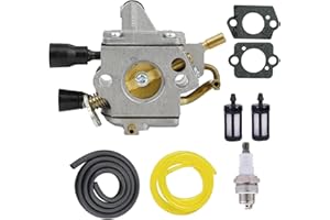 Carburionix NEW High Quality Carburetor Kit For Stihl MS193T MS193 MS 193 T MS193TC MS193C Chainsaw Replace Part 1137-120-0606 11371200606 1137 120 0617 Zama 805a Carb