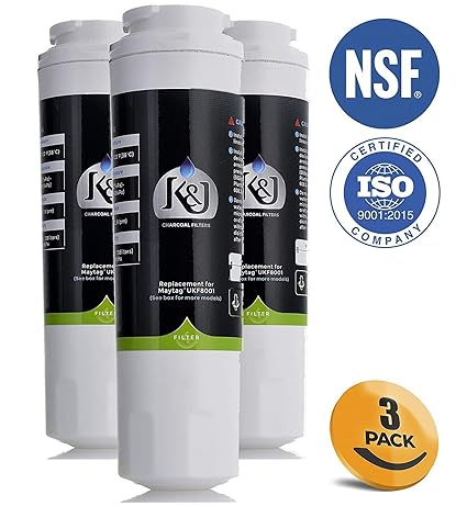 K&J Maytag filtro de agua para refrigerador compatible con UKF8001 ...