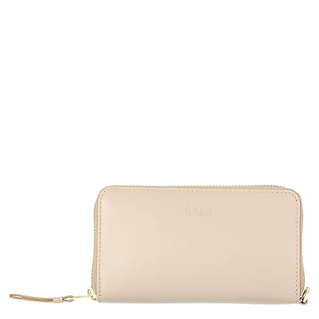 BREE Collection Damen Issy 134, Mushroom, Zip. Combi. P. M S19 Geldbörse, Beige, 2x8x15.5 cm