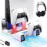 NexiGo PS5 Slient Cooling Stand with RGB LED