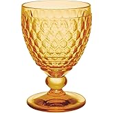 Villeroy & Boch Boston Saffron Water Glass, Set of 4, 13.5 ozs, Made in Germany