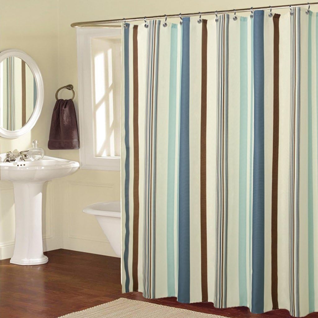 TIANT UK-Duschvorhänge Polyester wasserdichter Badezimmer Duschvorhang ...