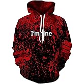 RAISEVERN Hoodies for Men Women 3D Graphic Fleece Sweatshirts Pullover Novelty Cool Funny Hoody Hooded With Pockets