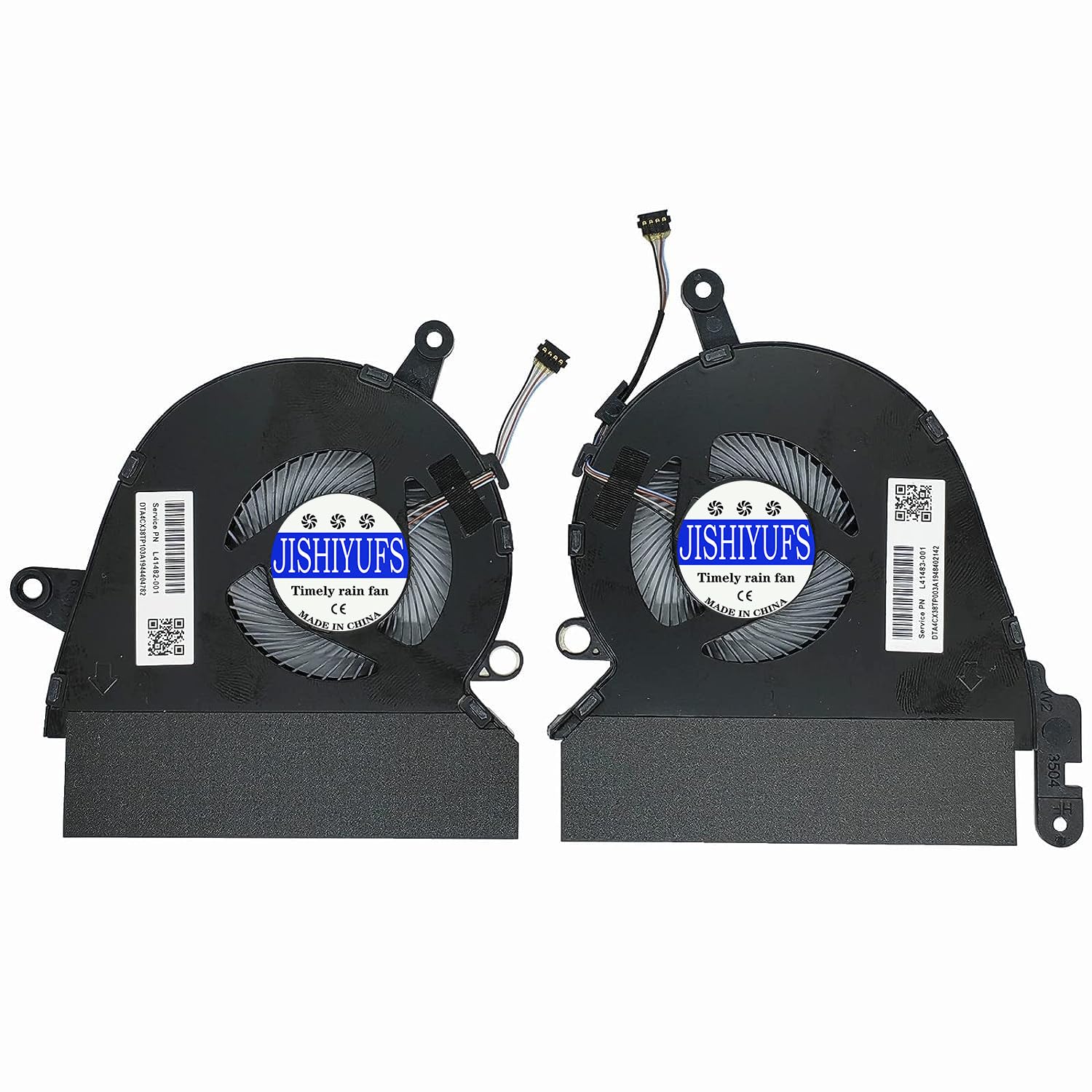 JISHIYUFS New CPU+GPU Cooling Fan for HP Spectre X360 15-DF 15-DF0008CA 15-DF0013DX 15-DF0033DX 15-DF0043DX 15-DF0068NR ND75C23-18C11 ND75C23-18C11 ND75C23-13-18C11 ND75C23-13-11 8C12 L41482-001