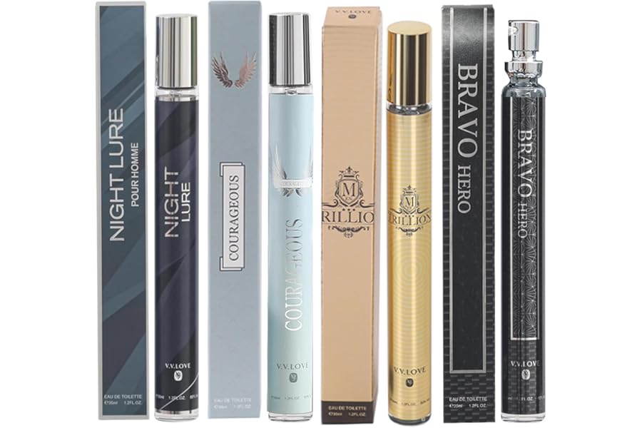 MZANK 4 Pack Cologne for Men(4x35ml),Perfume for Him,Gifts for Husband,Gifts for Him,Eau de Toilette,Stocking Stuffers for Men,Christmas Gifts,Travel Size Perfume,Natural Spray Long Lasting Gift