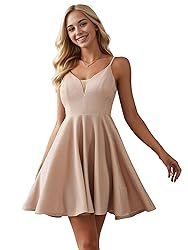 Ever-Pretty Women's Summer Dresses Glitter V Neck