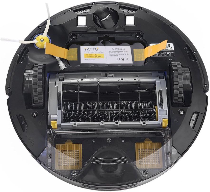 TATTU 4500 mAh 14.4 V Ni-MH Replacement Battery for iRobot Roomba R3 500 600 700 800 900 530 532 535 510 540 550 560 562 570 580 620 630 650 660 76 0 770 780 770 with Spare Parts - Image 4