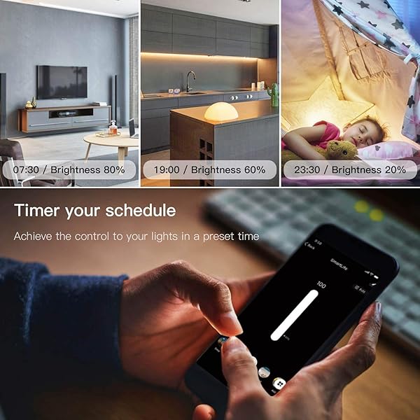 Control continuo Regulador KKmoon Wifi Smart Dimmer Switch Controlador de velocidad del ventilador compatible con Alexa Google Home con control remoto neutro de intensidad 120 V