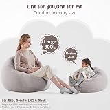 Nobildonna Bean Bag Chair Cover 200L Corduroy No Filler Kids Adults view 7