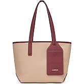LuxeBold Tote Bag for Women Top Handle Satchel Purse Shoulder Handbags with Phone Pouch
