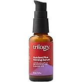 Trilogy Nutrient Plus Firming Serum with IBR-Snowflake, 1 Fl Oz | Anti-aging face serum smooths wrinkles &amp; evens skin tone with Glycablend, Hyaluronic Acid, Liquorice &amp; Mulberry Extracts