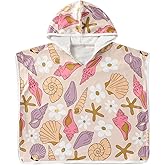 FYBITBO Toddler Baby Girl Boy Hooded Beach Towel Terry Swimsuit Cover Up Poncho Bath Towel Bathing Suit Summer Beach Coverup