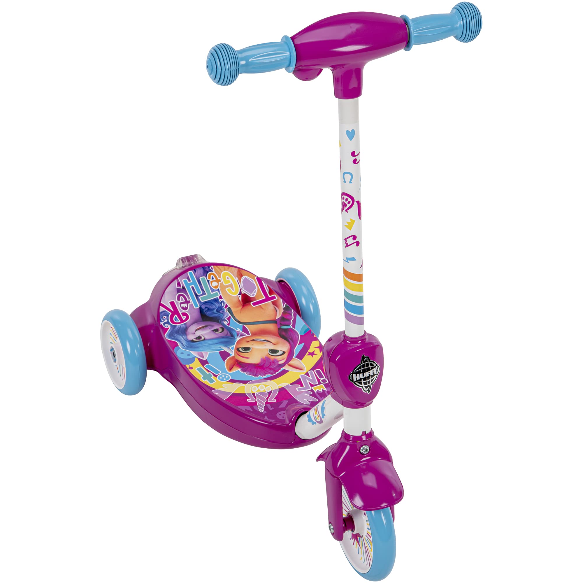 Huffy Battery Powered Ride On Bubble Scooter for Kids, Multiple Styles and Color Options Available, Charger Included, Bubbles Included, Ages 3 to 5 Years Old, 2.0 MPH