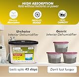 UR CHOICE 500ml Dehumidifier 10 Pack Moisture Absorber Damp Mould Condensation view 3