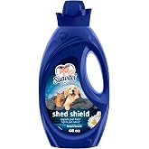 Suavitel Shed Shield Liquid Fabric Softener, Fresh Scent, 46 fl oz | Repels Pet Hair, Fights Cat Urine and Wet Dog Odors, Concentrated Fabric Conditioner, HE Compatible, Long-Lasting Freshness