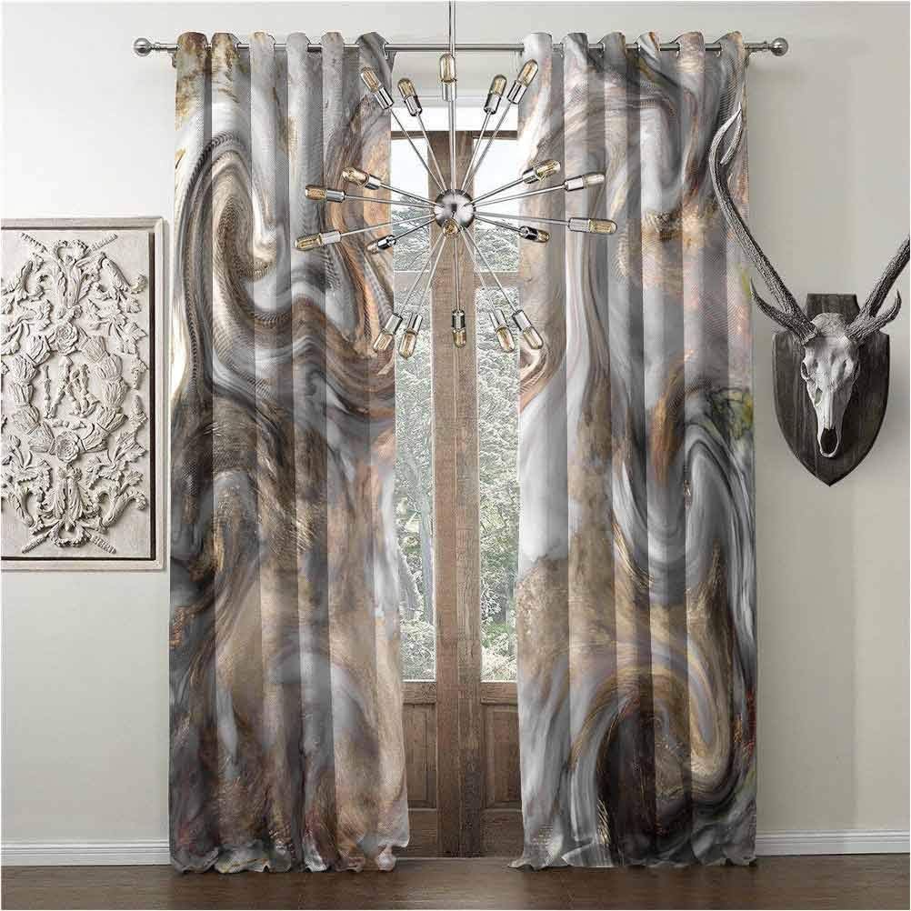 Amazon.com: hengshu Blackout-Curtains, Marble, Blackout Shades for
