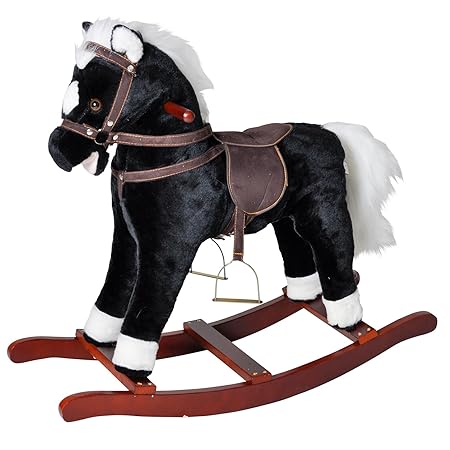 Knorrtoys 40501 - Schaukelpferd Blacky mit Sound