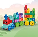 Mega Bloks First Builders ABC Learn Train 60 Pieces Toddler Toy DXH35 view 3