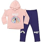 Bluey Girls Fleece Hoodie and Leggings Outfit Set