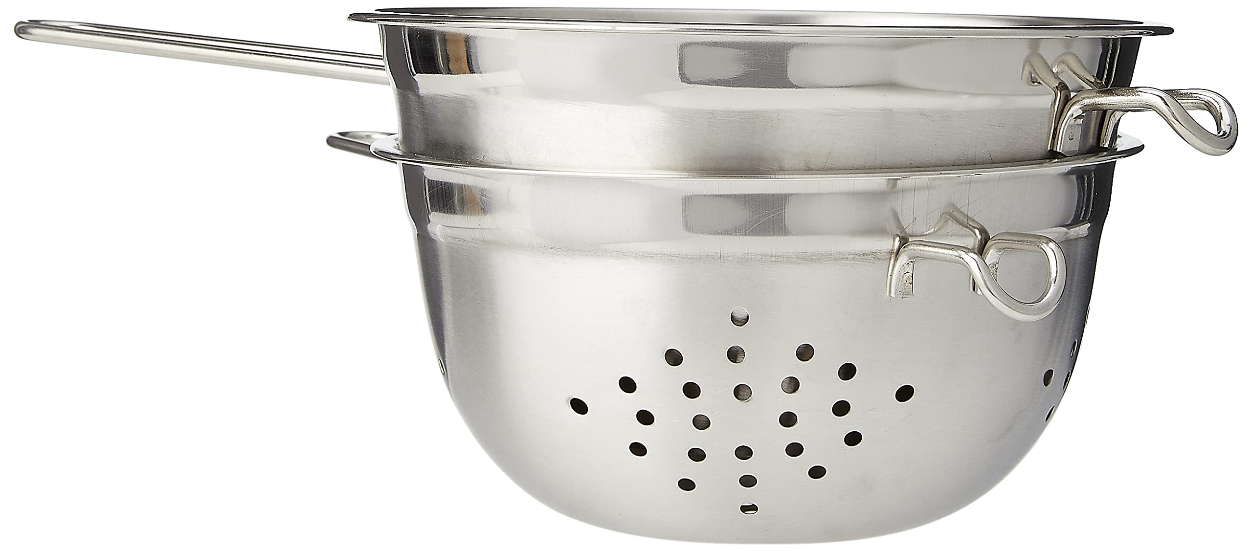 Dexam Stainless Steel Colander, Silver,
