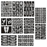 Jurxy 10 Sheets Tattoo Stencil Kit Temporary Tattoo