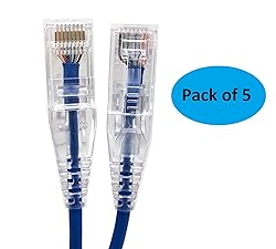 MICRO CONNECTORS 1 Foot Cat6A Ultra Slim Patch